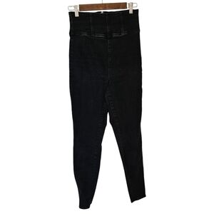 Guess Black Super High Rise Jeans Slim Fit Sz 29